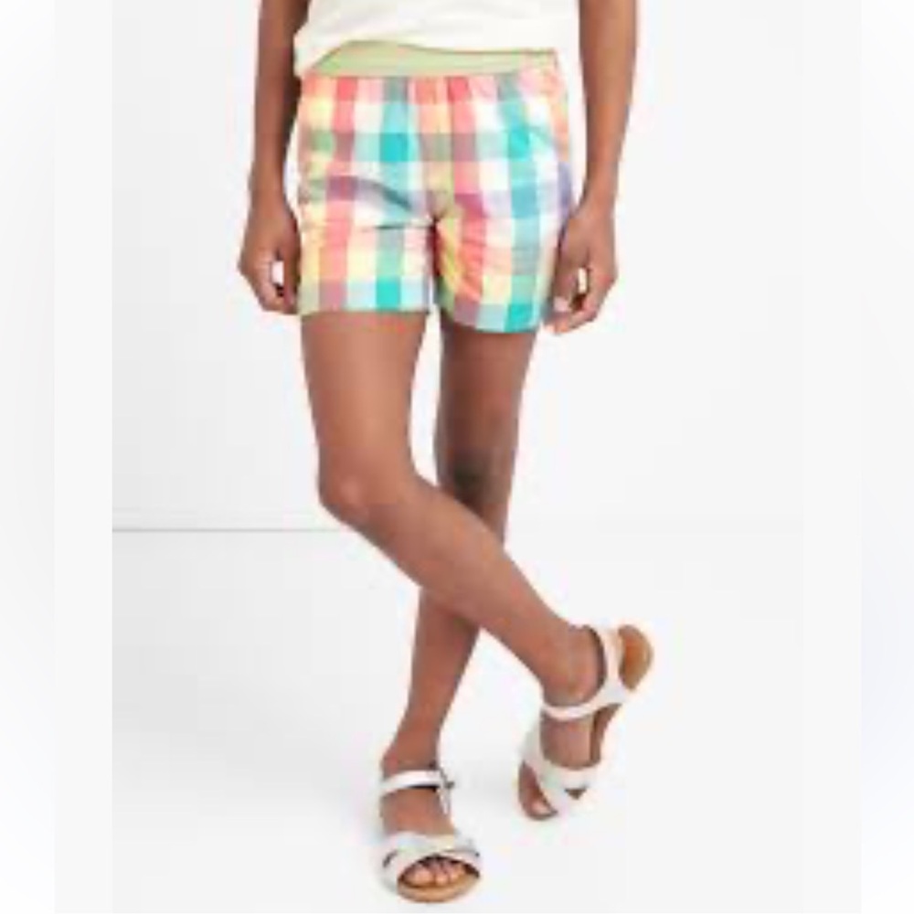 GAP Kids Plaid Pull-On Shorts, size XL